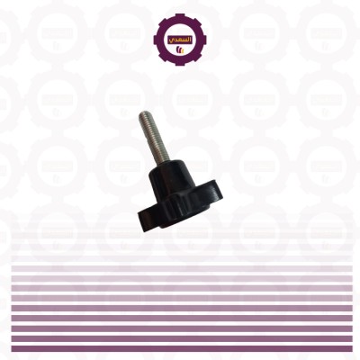 Knop 8mm stanlesteel
